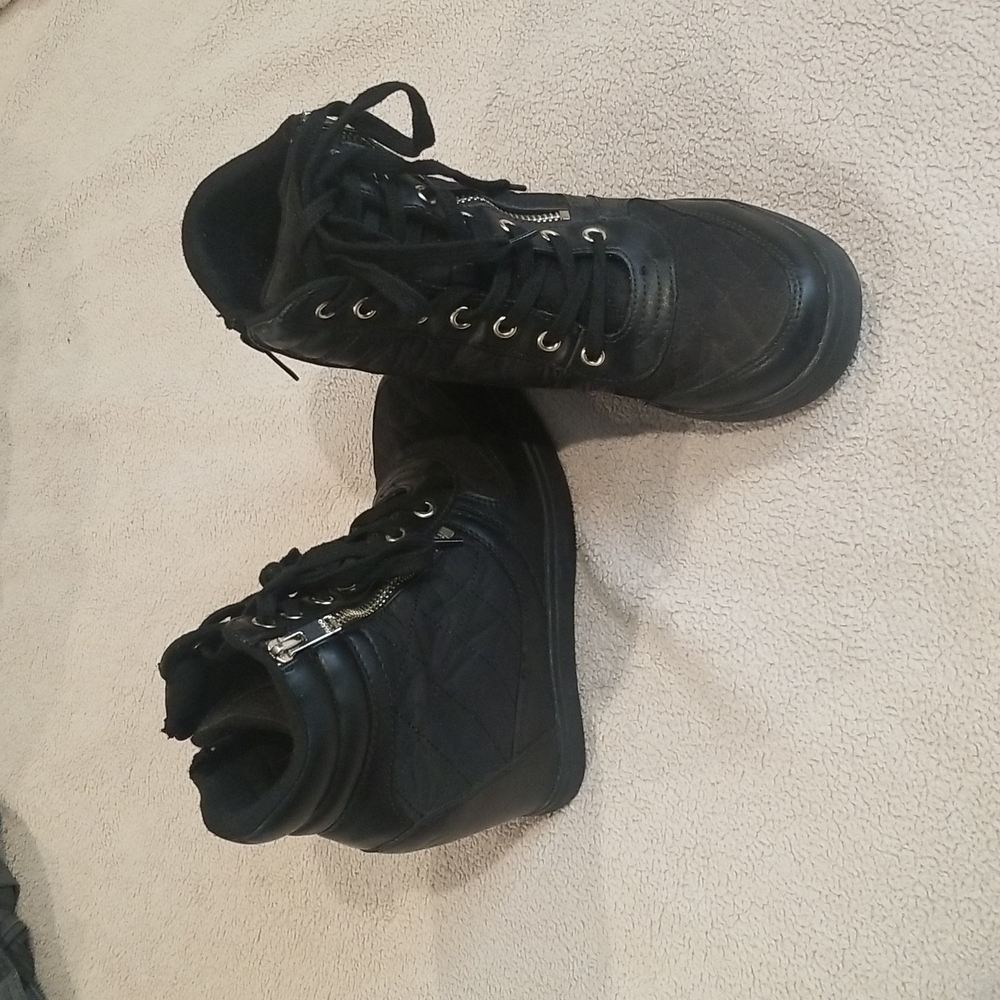 Aldo wedge hightop sneakers